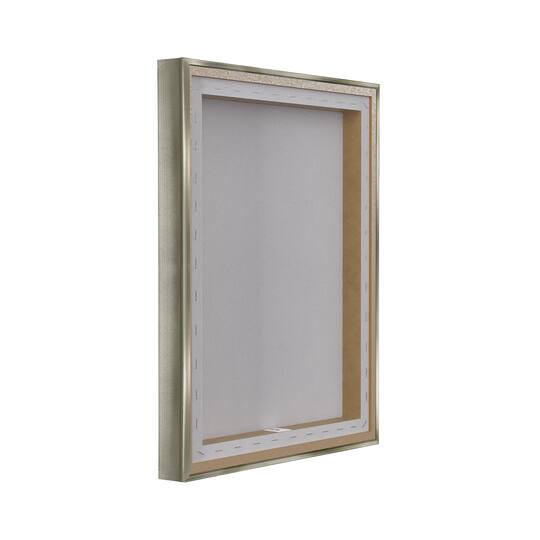 Stupell Industries Labrador & American Flag Floater Framed Art